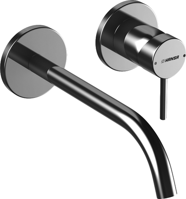 Hansa Einhebel UP-WT-Wandbatterie Hansapublic verchromt, Ausladung 225 mm, kürzbar auf 160 mm, Farbe chrom Bild 4