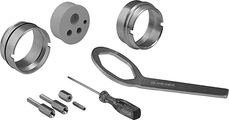 Hansa Verlängerungssatz 20 mm zu UP-Körper Hansavario, silberfarben Bild 2