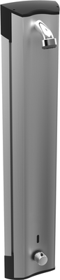 Hansa HA Duschpaneel HANSAELECTRA 6415 6 V Aluminium / chr, DN 15, Farbe chrom Bild 3