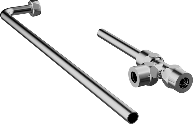 Hansa Minimat Rohr-Anschlussgarnitur zu HMINISTV, 3/8", Länge:, 300 mm, Farbe silberfarben Bild 2
