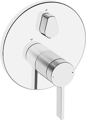 P&M Fertigset zu Einhebel-UP- Wannenmischer, rund, Griff schmal, 170 x 170 mm, Farbe chrom Bild 4