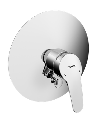 Hansa Einhand-Wannen-Batterie Hansamix Fertigmontageset, für Vario-UPK, 154 x 154 x 138 mm, Farbe chrom Bild 4