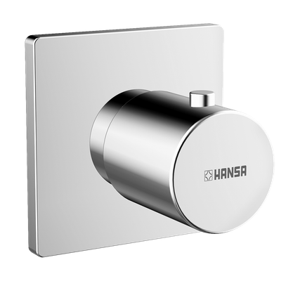 Hansa Farbset Hansadesigno NEU verchromt für Unterputz-Ventil 1/2" - 3/4", 75 x 75 x 72 mm, Farbe chrom Bild 4