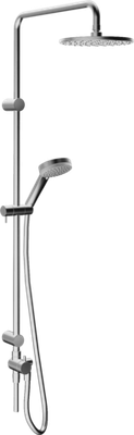 Hansa Duschsystem Hansaviva DN 15, mit Handbrause und Kopfbrause, verchromt, 1110 x 400 mm, Farbe chrom Bild 3