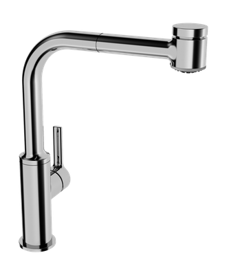 Hansa HA EHM Küchenarm, ND HANSARONDA 5523 CU-Rohr 2-strahlig Ausld. 221 mm chr, DN 15, Farbe chrom Bild 5