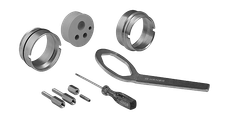 Hansa Verlängerungssatz 20 mm zu UP-Körper Hansavario, silberfarben Bild 3