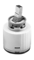 Hansa Steuerpatrone Classic 4.0, Farbe grau Bild 3