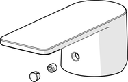 Hansa Hansastela stela EHM Hebel, Farbe silberfarben Bild 1