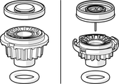 Hansa Membrane für Magnetventil Bild 1