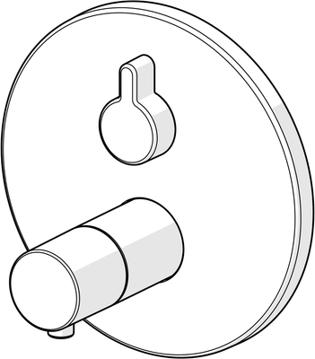 Hansa Fertigmontageset für Einhand-UP-Brause- Thrmostat-Batterie, Hansavarox, Farbe chrom Bild 6