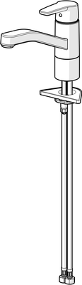 Hansa HA EHM Küchenarm. HANSAPOLO ECO 5148 Ausld. 215 mm chr 6 L / min Kaltstart, DN 15, Farbe chrom Bild 6