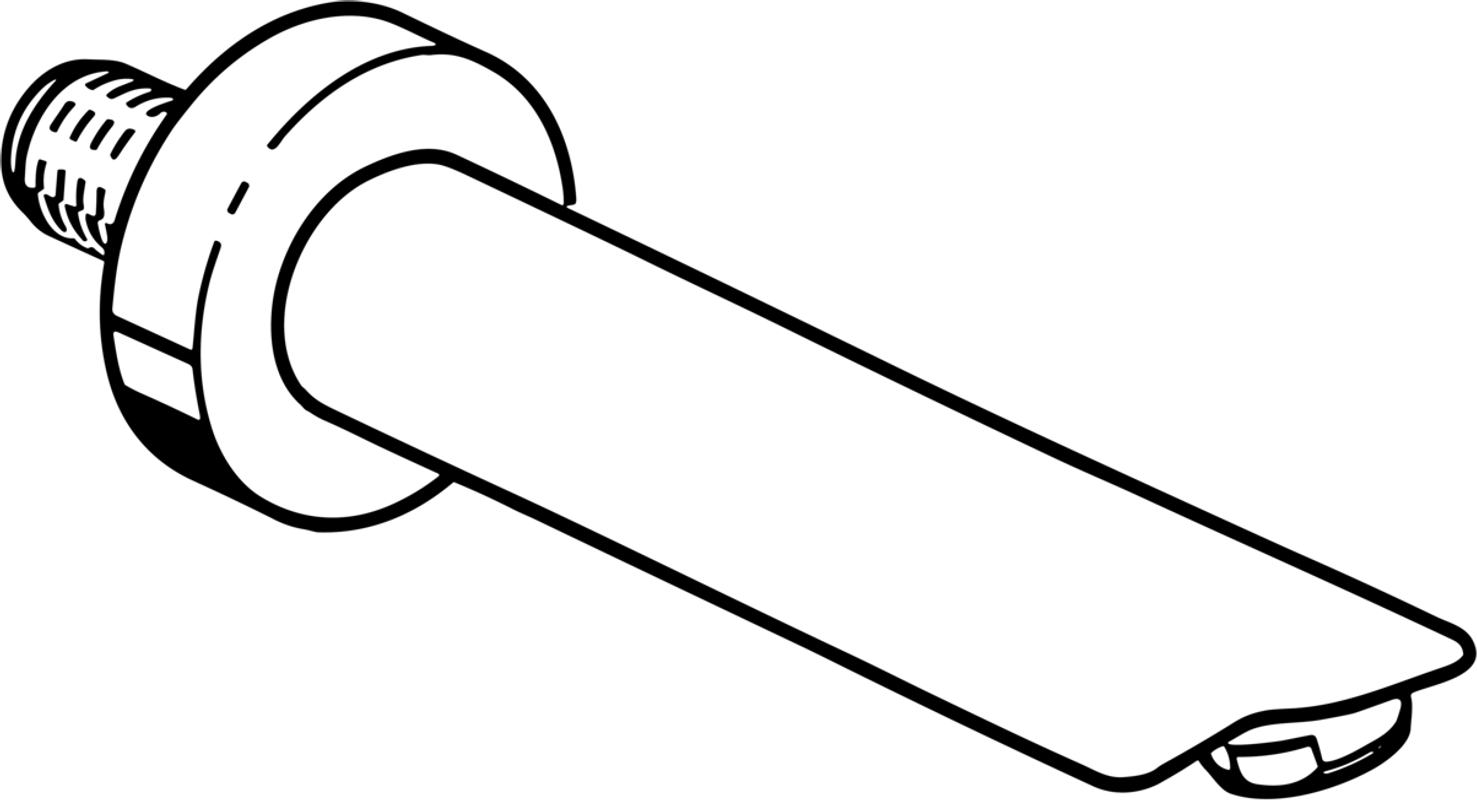Hansa Wanneneinlauf Hansavantis 1/2" verchromt Ausladung 170 mm kürzbar von 170 - 140 mm, 55 x 170 mm, Farbe chrom Bild 1