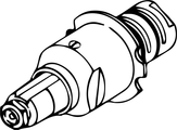 Hansa Temperaturregeleinheit für Unterputz-Thermostat 1/2" Bild 1