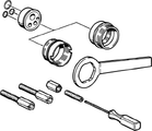 Hansa Verlängerungssatz 20 mm zu UP-Körper Hansavario, silberfarben Bild 1