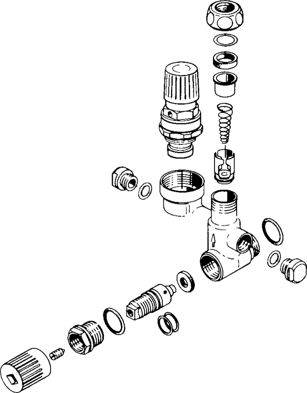 Hansa Ventil, für Sicherheitsgruppe KV30 / KV40 Bild 1