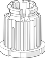 Hansa Adapter, weiß Bild 1