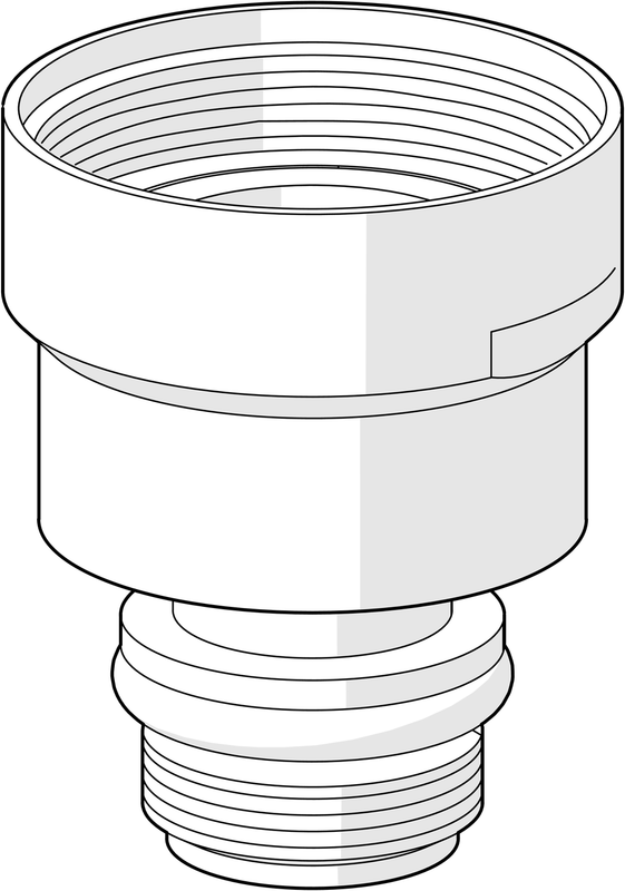 Hansa Perlator mit Kugelgelenk für Bidetarmatur Bild 1