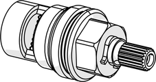 Hansa Keramik-Oberteil 1/2" Bild 1