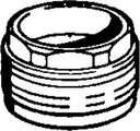 Hansa Gegenmutter M, AF 45, 52 x 1 mm Bild 1
