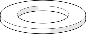 Hansa Dichtung, 37 x 48 x 3.5 mm Bild 1