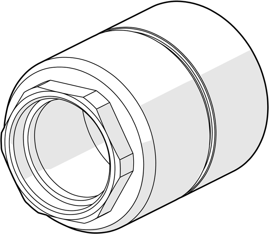 Hansa Schraubhülse M38 x 1 Bild 1