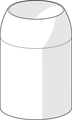 Hansa Hansapolo Abdeckkappe / Abdeckhülse, Farbe silberfarben Bild 1