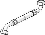 Hansa Anschlussschlauch, 3/4"3/4, Länge 995 mm Bild 1