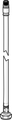 Hansa Anschlussschlauch L=430, 3/8" - M, 10 x 1 mm Bild 1
