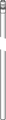 Hansa Anschlussrohr L=430, M, 10 x 1 mm Bild 1