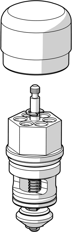 Hansa Umsteller, automatisch, Farbe silberfarben Bild 1