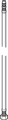 Hansa Anschlussschlauch für Küchenarmatur, Länge 600 mm, 3/8" - M, 10 x 1 mm Bild 1