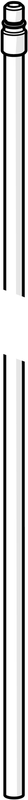 Hansa Rohr M8 x 1, Länge, 560 mm Bild 1