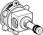 Hansa Traegerstück, für Waschtisch-Wandbatterie HANSAPUBLIC, SW14, 16 x 1.5 mm Bild 1