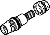 Hansa Oberteil, für HANSATEMPRA Style AP-Brausemischer, 1/2" Bild 1