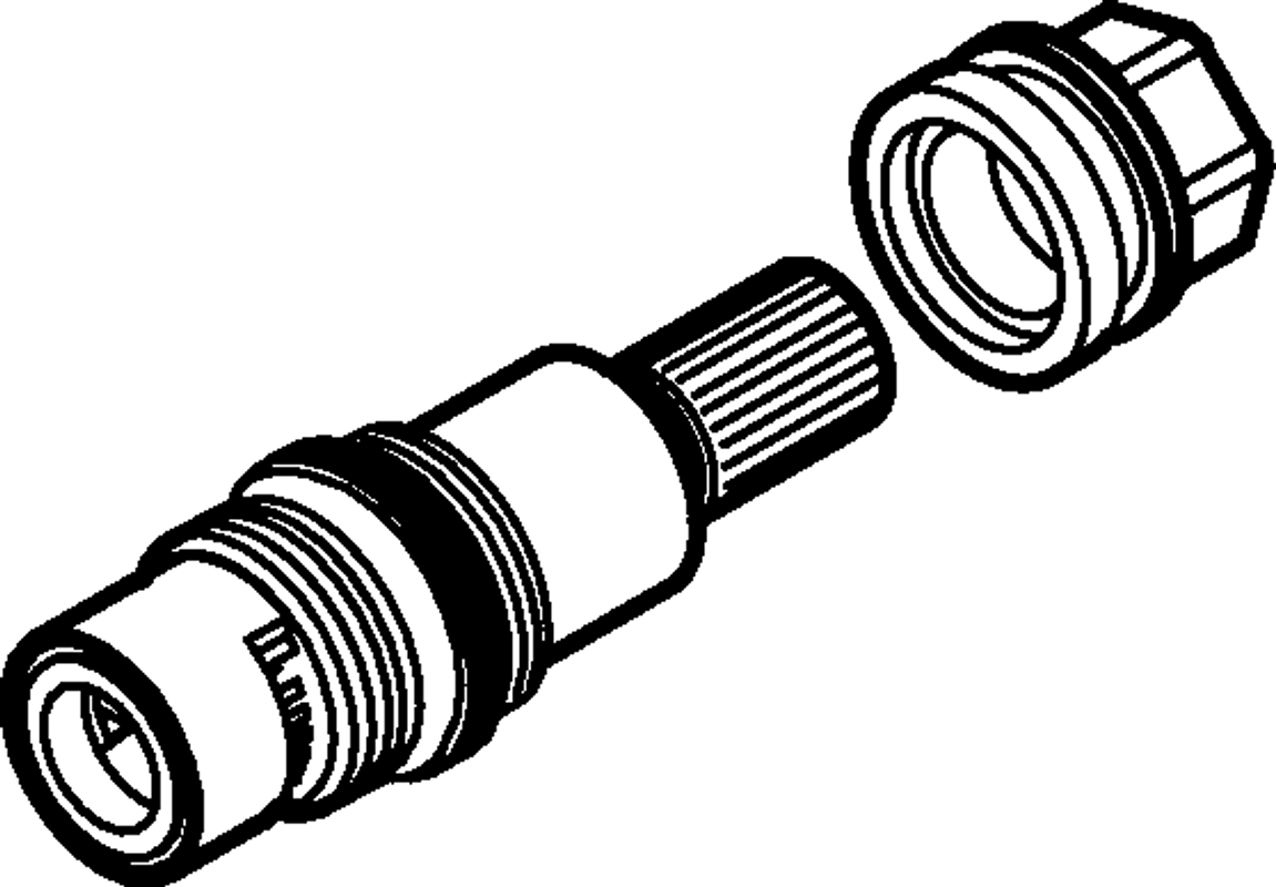 Hansa Oberteil, für HANSATEMPRA Style AP-Brausemischer, 1/2" Bild 1