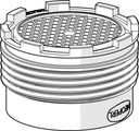 Hansa Luftsprudler M ATJ, 18.5 x 1 mm Bild 1