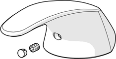 Hansa Hansapico pico Hebel, Farbe silberfarben Bild 1