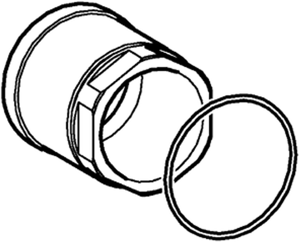 Hansa Schraube, Anschlussgrösse M38 x 1, Schlüsselweite (SW) 38 Bild 1