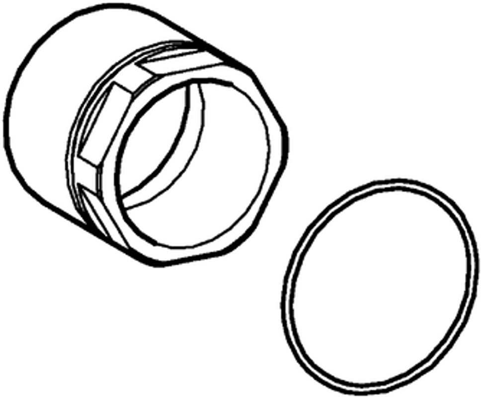 Hansa Schraube, Anschlussgrösse M38 x 1, Schlüsselweite (SW) 38 Bild 1