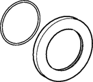 Hansa Hansaligna Rosette, Durchmesser 75 mm, Farbe silberfarben Bild 1