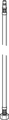 Hansa Anschlussschlauch L=550, M, 3/8", 8 x 1 mm Bild 1