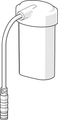 Hansa Batteriegehaeuse inklusive Batterie Bild 1
