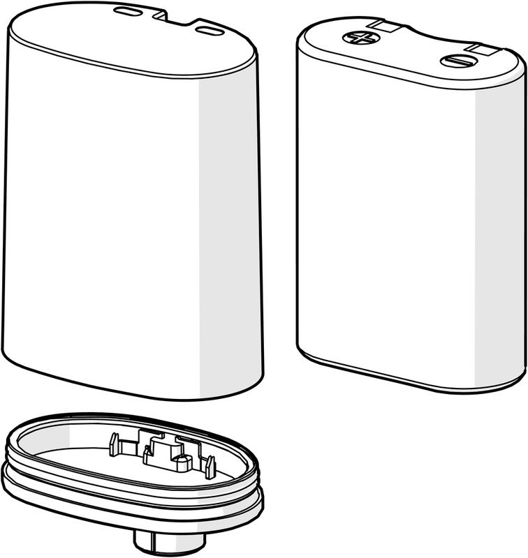 Hansa Batteriegehaeuse inklusive Batterie Bild 1