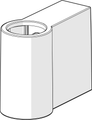 Hansa Wandhalter, für Wandstangen Bild 1