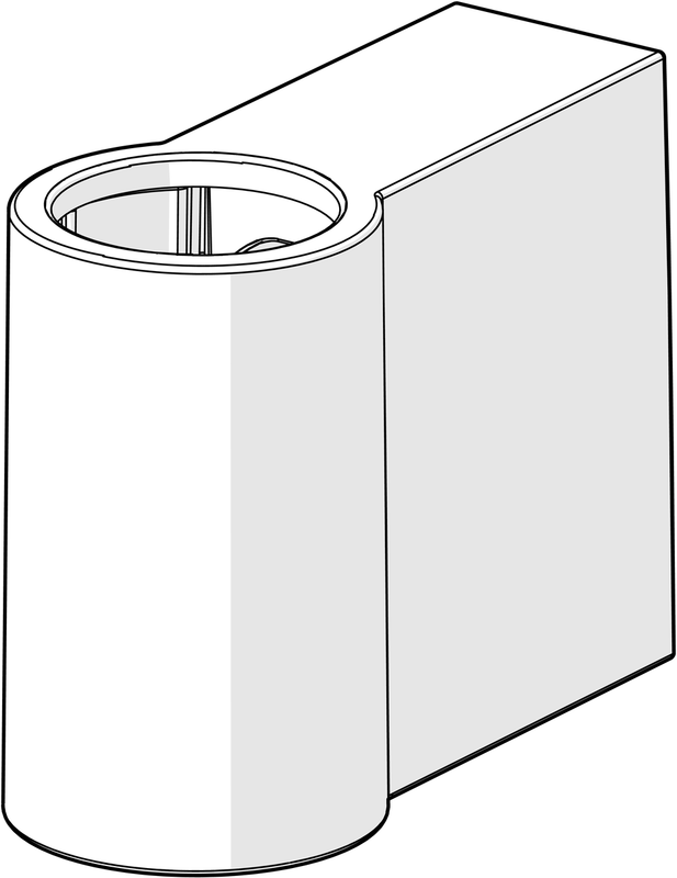 Hansa Wandhalter, für Wandstangen Bild 1