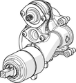 Hansa Funktionseinheit, mit ø 3.5 classic Steuerpatrone, mit RV,21.0 l/min. bei 3 bar, Farbe grau Bild 1