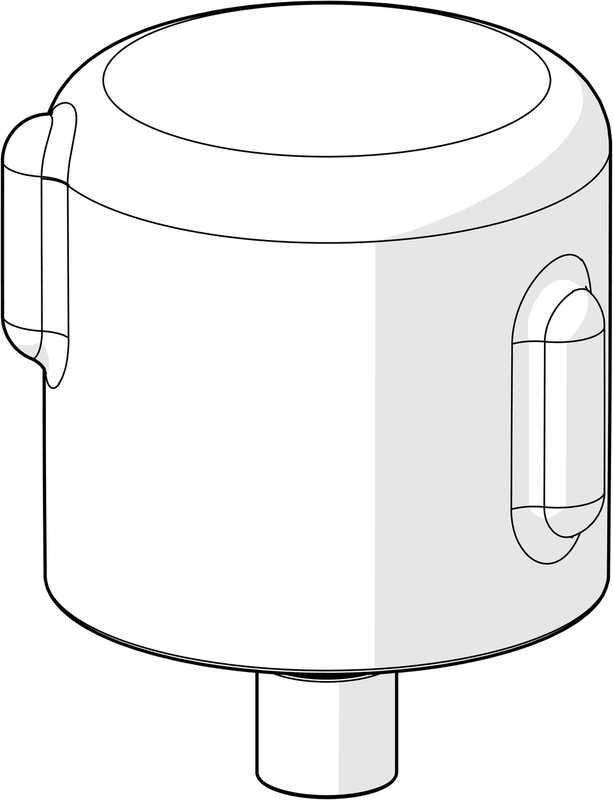 Hansa Mengeneinstellgriff, Farbe silberfarben Bild 1