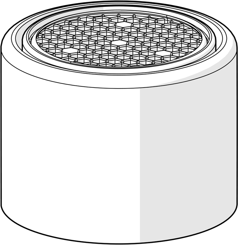 Hansa Luftsprudler 6 l/min M22 x 1, Farbe silberfarben Bild 1