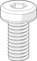 Hansa Schraube M, für HANSAPINTO Fertigset Wanne / Brause, 4 x 8 mm Bild 1