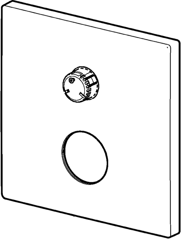 Hansa Rossette, 150 x 150 mm, Farbe silberfarben Bild 1